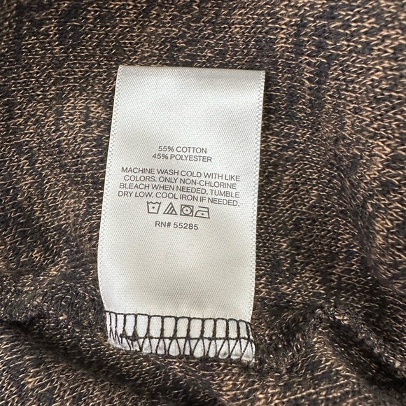 Express Brown and Black Melange Crewneck Sweater - Picture 4 of 4